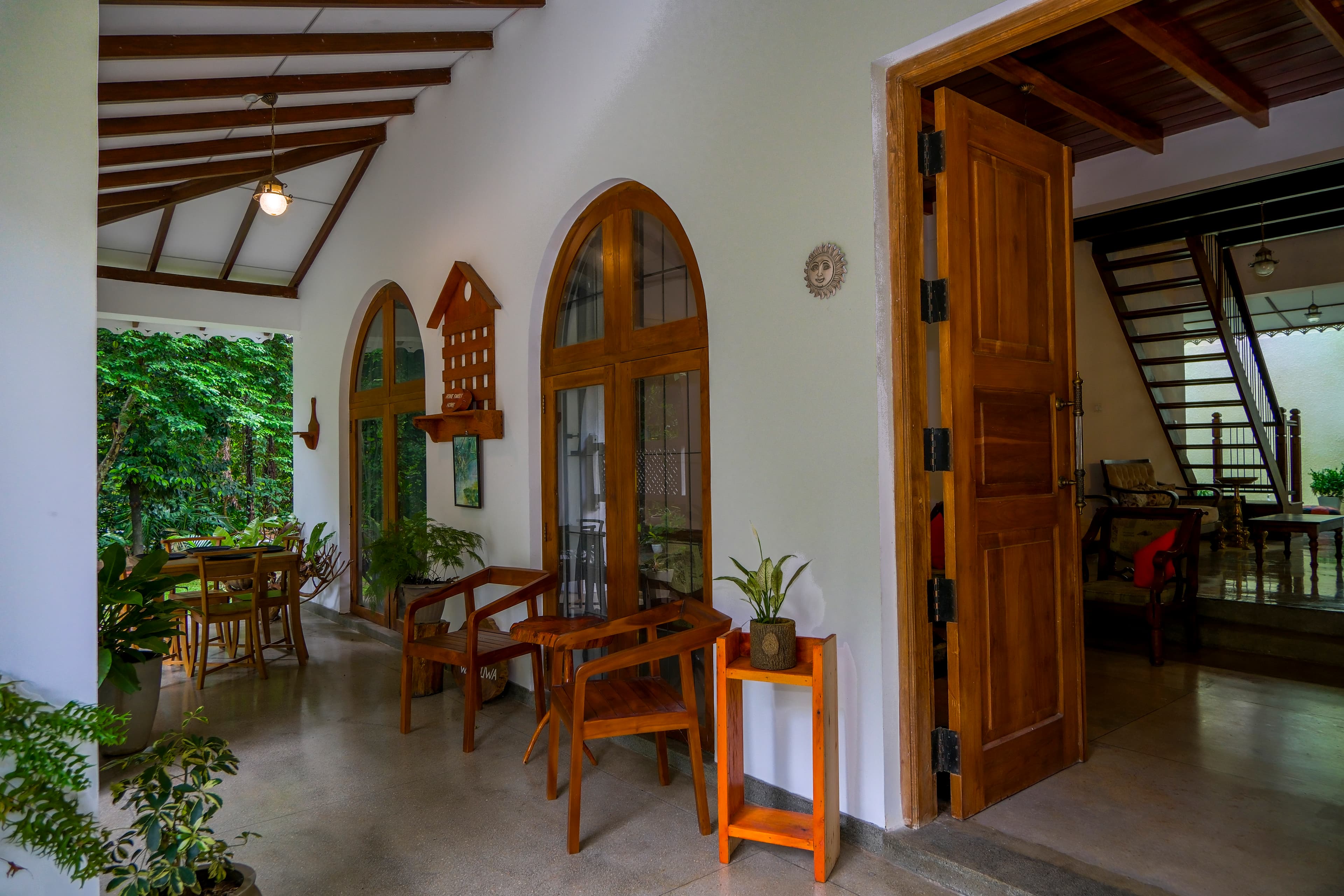 The main entrance
